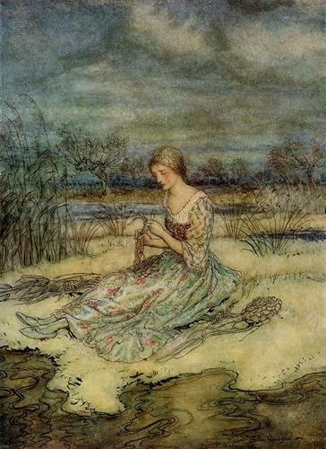 Impression d'art poétique Arthur Rackham grand tableau déco inspirant