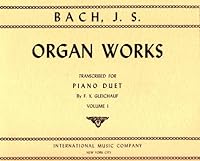 Organ Works transcribed for paino duet by F X Gleichauf Vol I B003XOLOK0 Book Cover