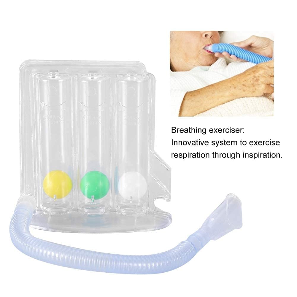 Exerciseur respiratoire pulmonaire profond, Spiromètre incitatif, Appareil exercice respiratoire, Inspiration maximale soutenue