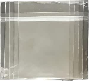 Firavggu Schallplatten Hüllen 100 Stück - 7 Inch PP Schutzsleeves