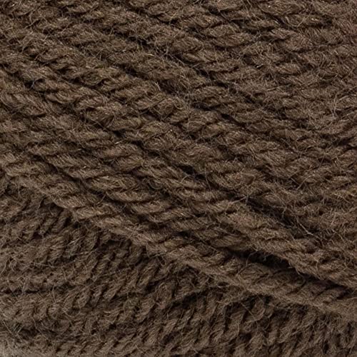 Image of Lion Brand Yarn, Vanna's Choice Crochet Yarn, Chocolate, Brown, 3 Pack | Everyday Basic Worsted Weight Acrylic Knit & Crochet Fiber for Blankets, Bags, Sweaters, Hats, Scarves