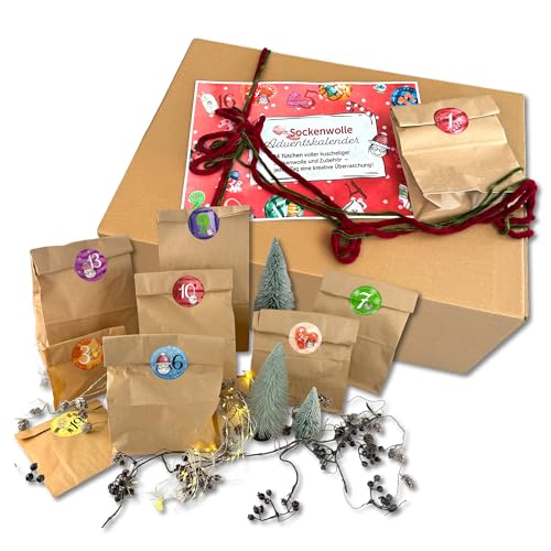 Frida's Wollhaus Adventskalender Sockenwolle und Zubehör 24