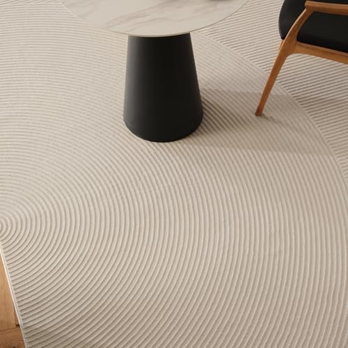 Tapete Revival Rugs 200x152 cm Beige Recycled Polyester miniatura 2