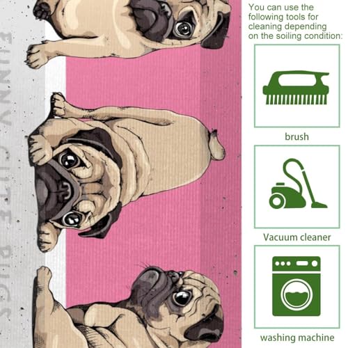 Alfombra absorbente de cocina lavable pack de 2 tapetes antideslizantes para pasillo 5