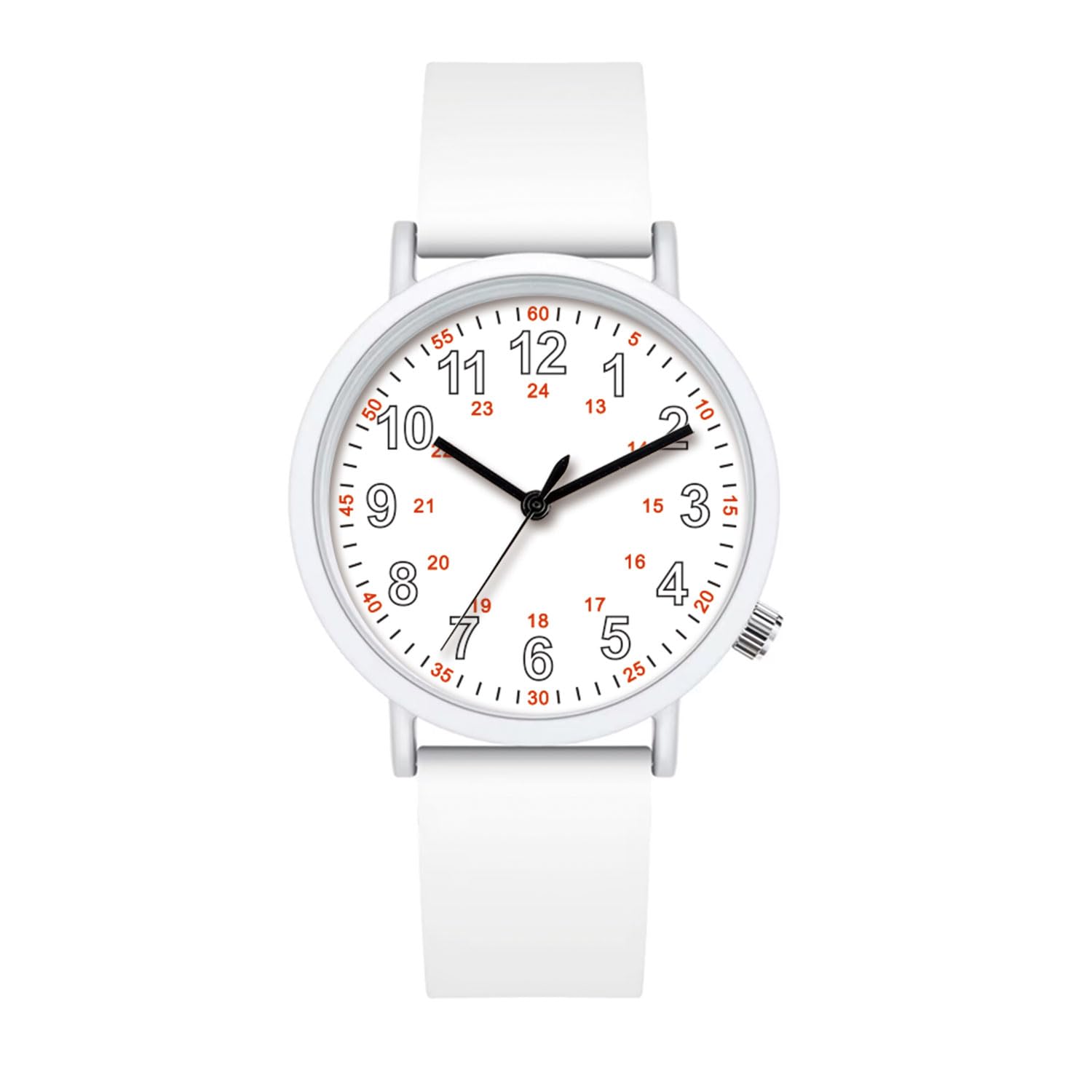 NUOVO Women's Silicone Sports Watch - Waterproof Classic Analog Display