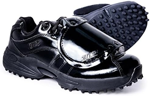 3N2 Men's Reaction Pro Plate Lo Shoes, Size 10, Black Patent Leather, 7345-99