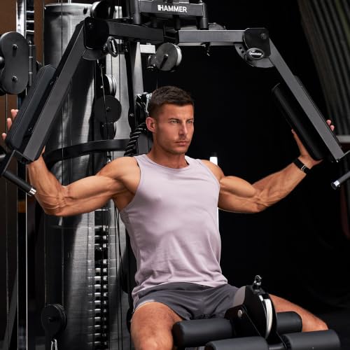 HAMMER Finnlo multigym Autark 2200, multigym, uključujući dodatke, fitness stanica za dom, preko 30 vježbi stanica za trening multigym za dom
