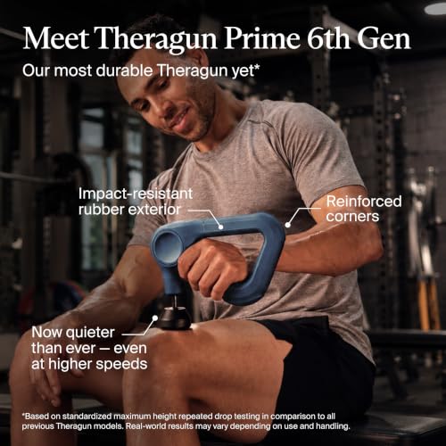 Image of TheraGun Therabody Prime 6th Gen Deep Tissue Massage Gun | Navy