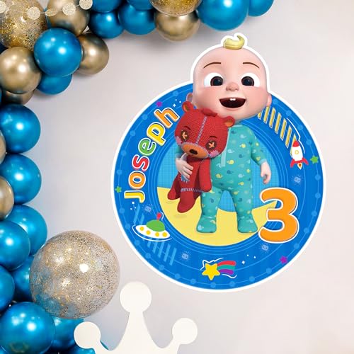EGD JJ CoComelon Birthday Numbers Birthday in PVC I X