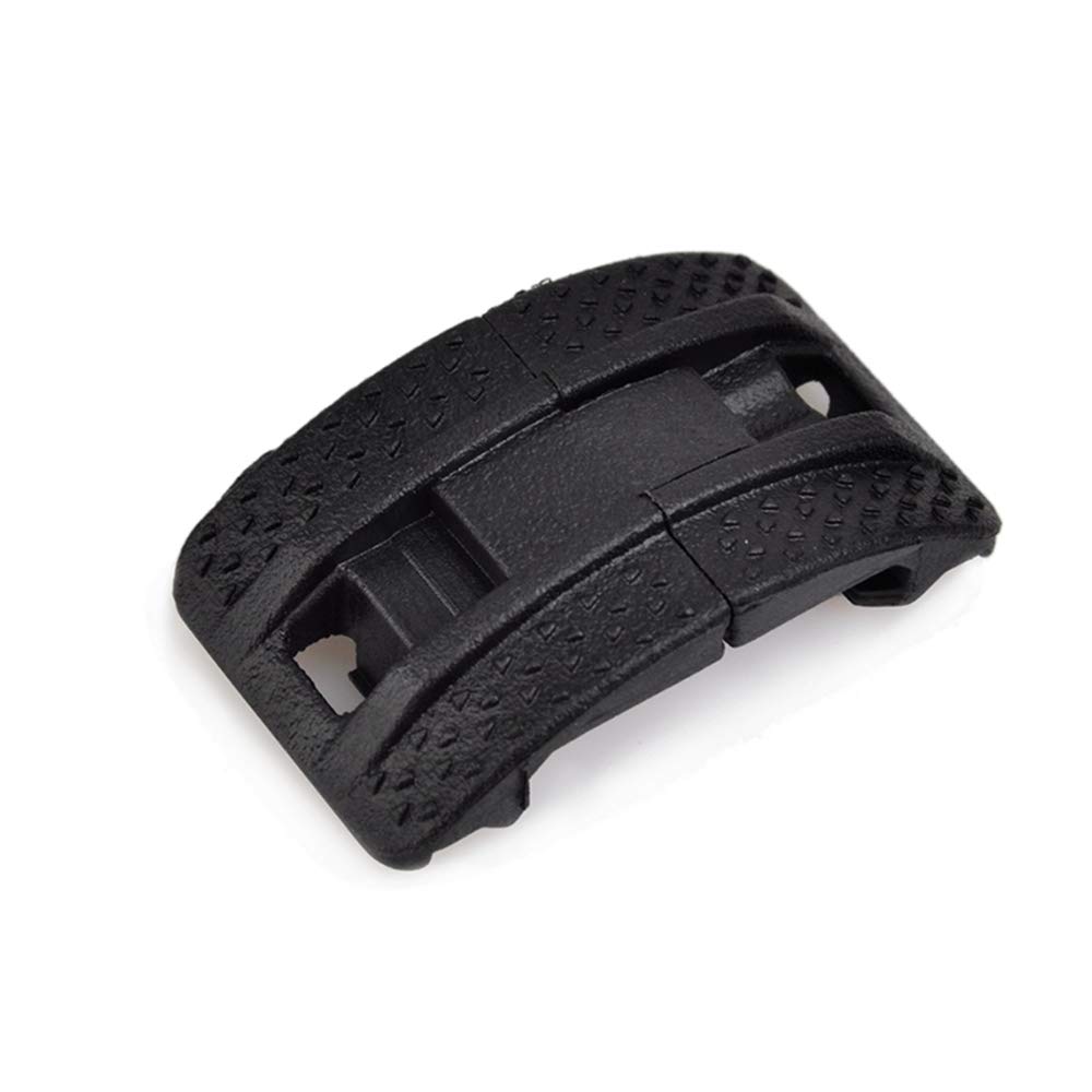 Kit D’Arrêt de Main Tactique Poignée de Couverture de Rail Foregrip pour Système de Rail Picatinny de 20 mm (Noir)