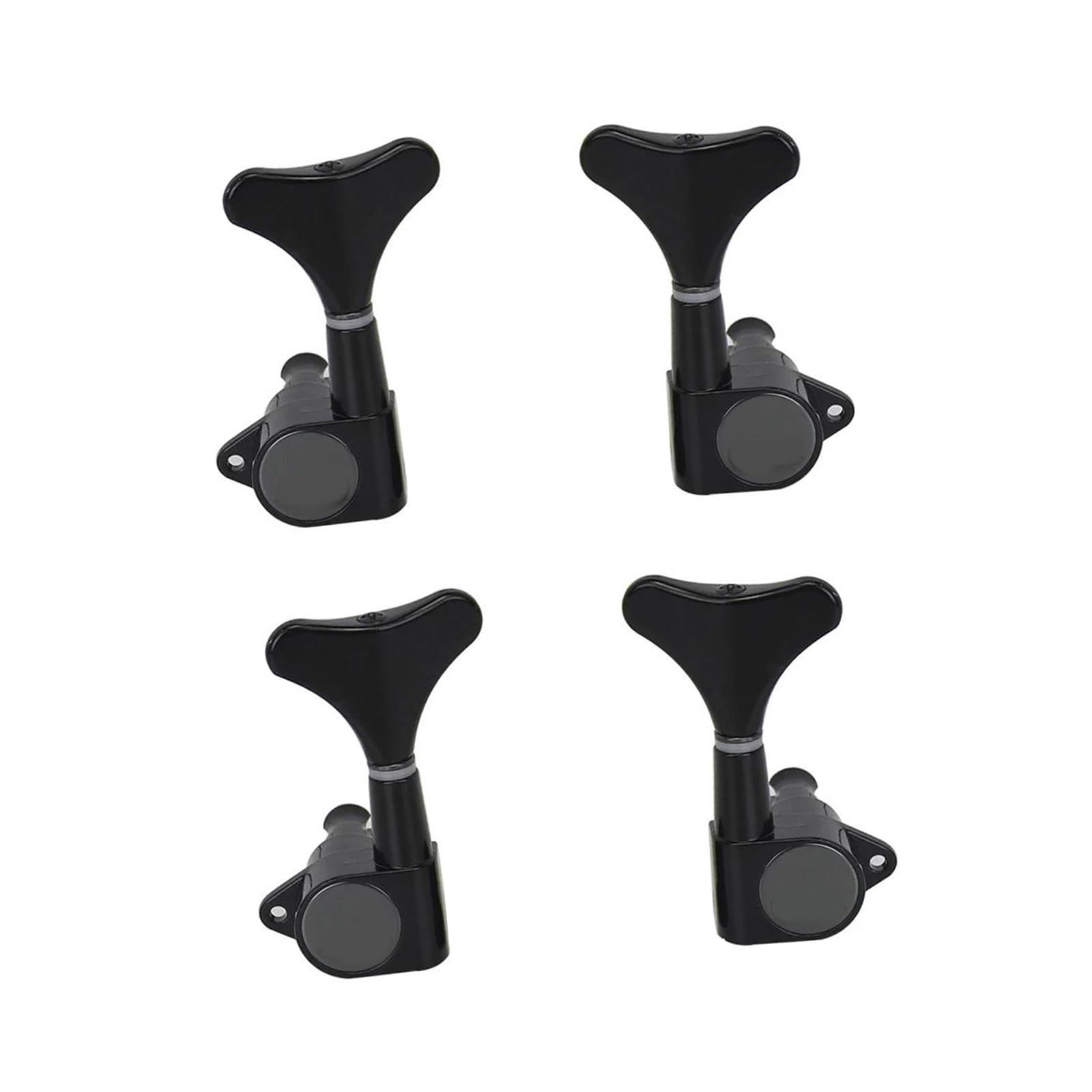 Clavijeros Bloqueo Paquete De 4 Afinadores (2L2R) Para Bajos Eléctricos(Black)