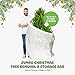 Christmas Tree Bag, Removal Storage and Disposal – Extra Large Plastic, Christmas Tree Disposal Bag, Fits Up to 9feet 5inch Xmas Tree, Heavy Duty, Disposable, Bio-Friendly, Made in USA by Homesphere