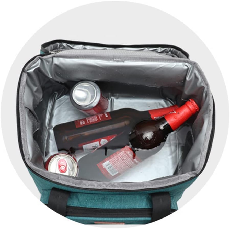 JSEIAJB Large-Capacity Thermal Insulation Handbag Outdoor Oxford Cloth Small Lunch Bag Large Picnic Bag