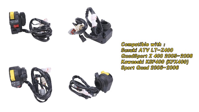 Amazon.com: WQSING Left Handlebar Switch Start Stop Kill Headlight