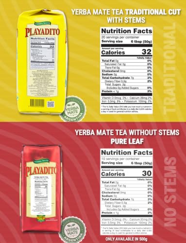 Image of Yerba Mate Playadito 1 kg. | 2.2 lbs. - 2 Pack.
