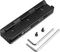 Vista 9 de FANAUE Placa Picatinny Arca Swiss, Adaptador de Riel Picatinny a Montura de Trípode Arca, Montura de Trípode de Cola de Milan, Compatibilidad