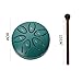 QYDZSHOP Rain Drum for Outdoor Use, 8cm, 6 Notes, Steel Tongue Drum, Rain Drum, Harmonious Resonance of Natural Sounds, Synchronised with The Rhythm of Nature, Mini Rain Drum Instrument