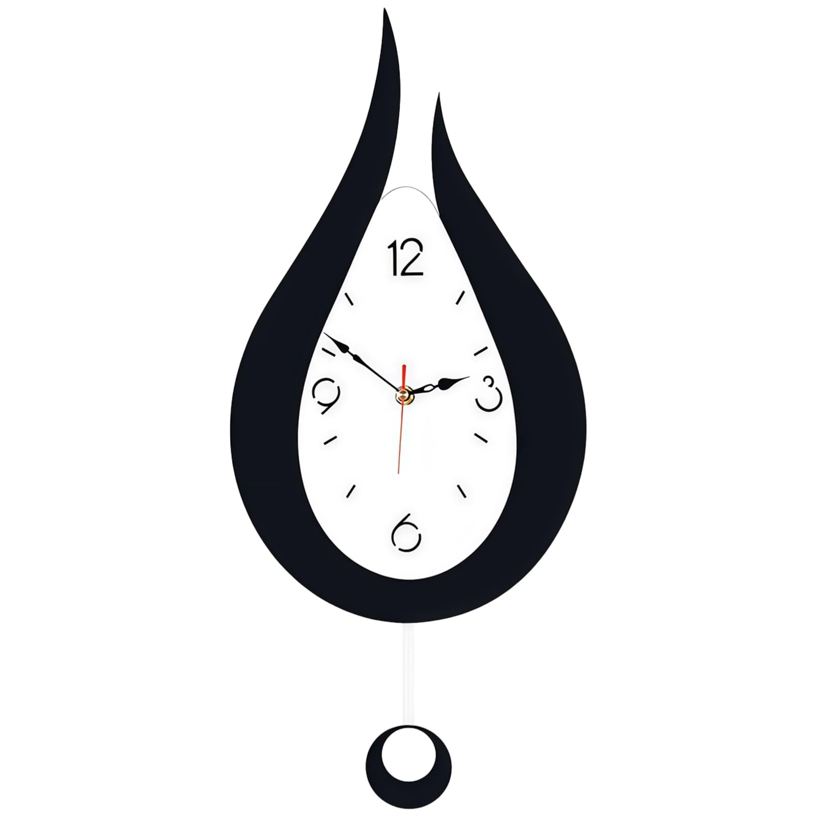 Horloge murale salon moderne et silencieuse pour créer une ambiance zen dans votre bureau