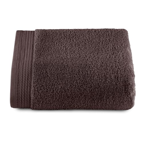Top Towel - Premium - Grandes Serviettes de Bain - Serviettes de Bain - 1 Serviettes de Douche - 70x140 cm - 100% Coton - 600 Grammes - Brun