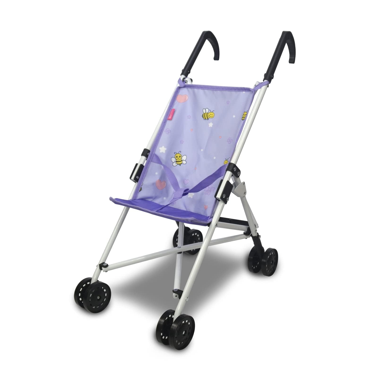 Anivia Landau de poupées, Poussette de poupée Pliable, Jouets Cadeau pour Les Enfants, poupées adaptées jusqu'à 18 Pouces - Violet