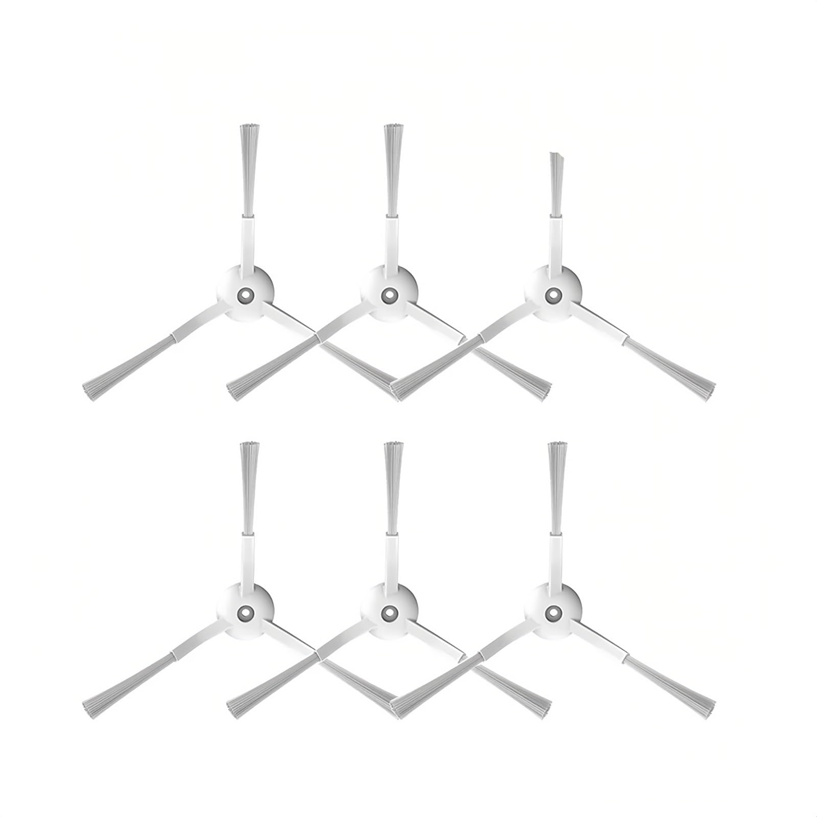Ricambi e accessori for aspirapolvere robot. Spazzola laterale. Compatibile con Qihoo 360 S6 Pro S9 X90 X95.(6 Pcs White)