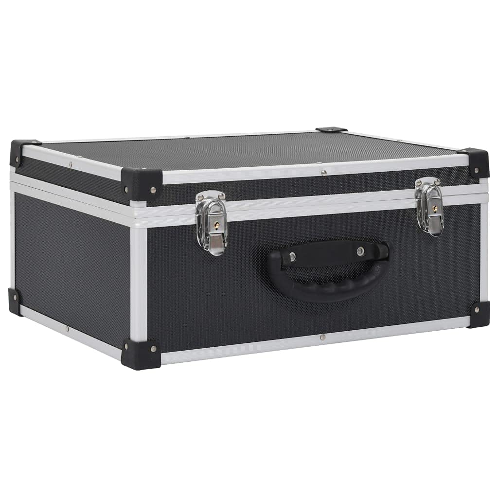 Archivador y organización de CD para 60 CDs de aluminio ABS negro CD/DVD cajas y organizadores