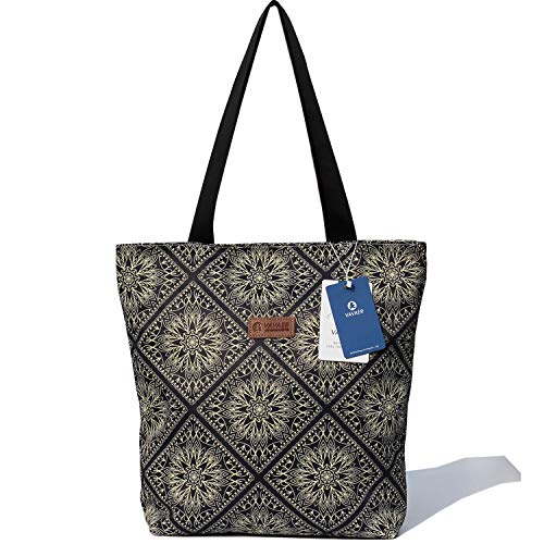 Vavaer Floral Tote Bag Travel Shoulder Bag Handbag Purse For Yoga Gym Travel Beach #TOP2