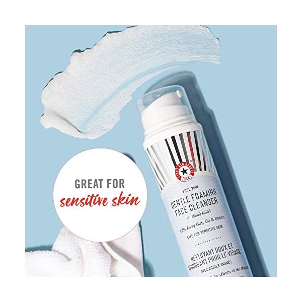 First-Aid-Beauty-Pure-Skin-Gentle-Foaming-Face-Cleanser-Sensitive-Skin-Foam-Cleanser-with-Amino-Acids-45-oz First Aid Beauty Pure Skin Gentle Foaming Face Cleanser, Sensitive Skin Foam Cleanser with Amino Acids - 4.5 oz.