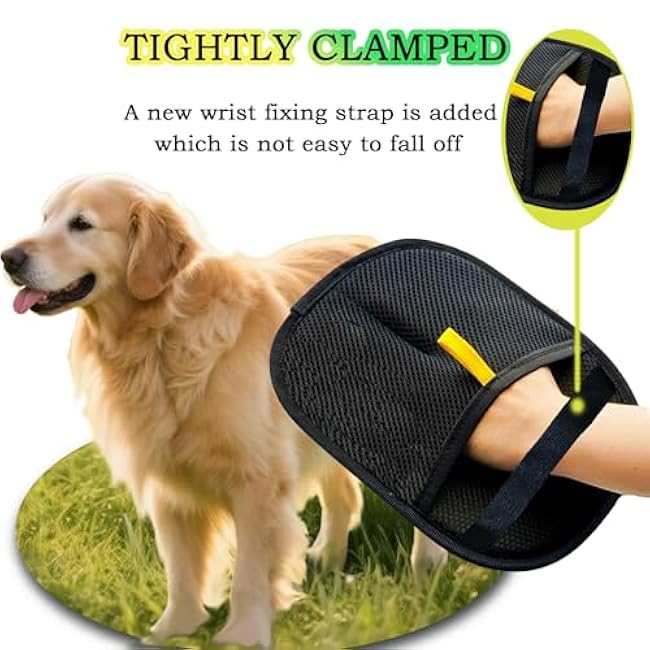 New Upgraded pet Care Gloves, cat and Dog Hair Care, pet Hair Removal Gloves, pet Hair Static Gloves, Quick Grooming, Reusable-CMi7CXkI