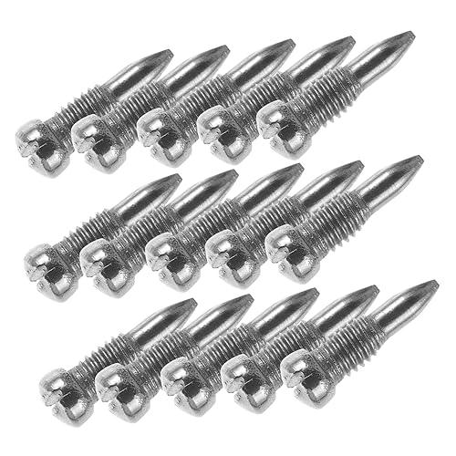 Totority 30個 キーレバーネジ 再生アクセサリー ス固定ラットテールネジ 木管楽器部品 スネジ 交換用アルト ススクリュー アルト スアクセサリー 金属 Silver