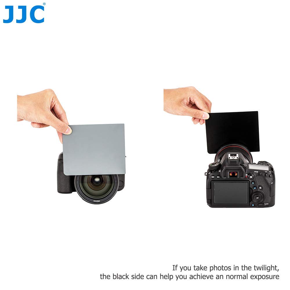 JJC Herramienta de Calibración de Objetivo 2-en-1 con Tarjeta de Calibración Fotográfica para Canon Nikon Sony Pentax Olympus etc. Cámaras Profesionales