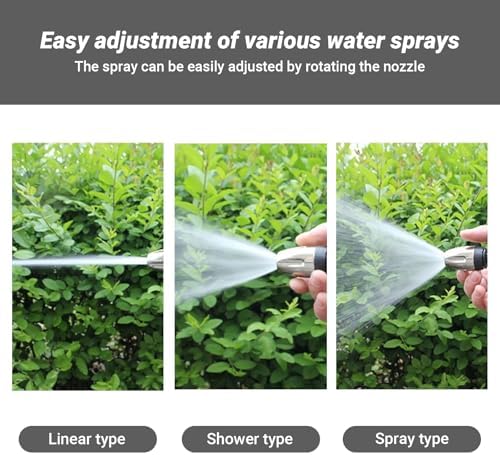 High Pressure Water Hose Nozzle Gun with Foam Cannon, 3-Mode Sprayer - 4