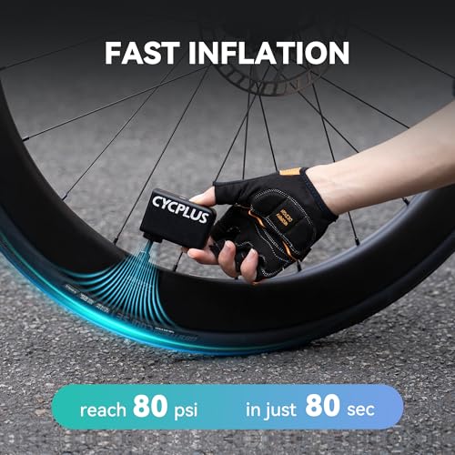 Bomba de bicicleta CYCPLUS portátil para inflar sin esfuerzo y evitar retrasos 4
