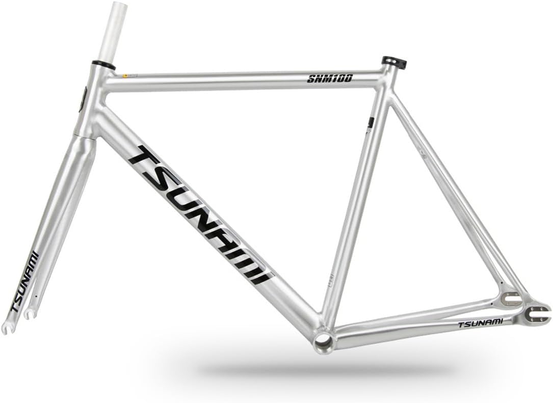 700C Fixed Gear Bike Frameset 49/52/55/58CM Racing Track Bike Frame Aluminum Alloy C Brake Frame Quick Release QR 100/120mm
