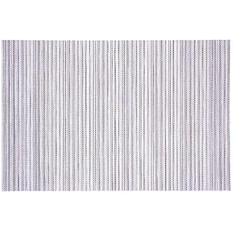 ROSE & TULIPANI - BRUNCH Placemat Silver 30 x 45 cm in Textilene Set of 12 pcs Cover