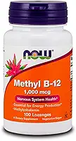 Metil B12 (Methyl B-12) Now Foods100Pastilhas Importado