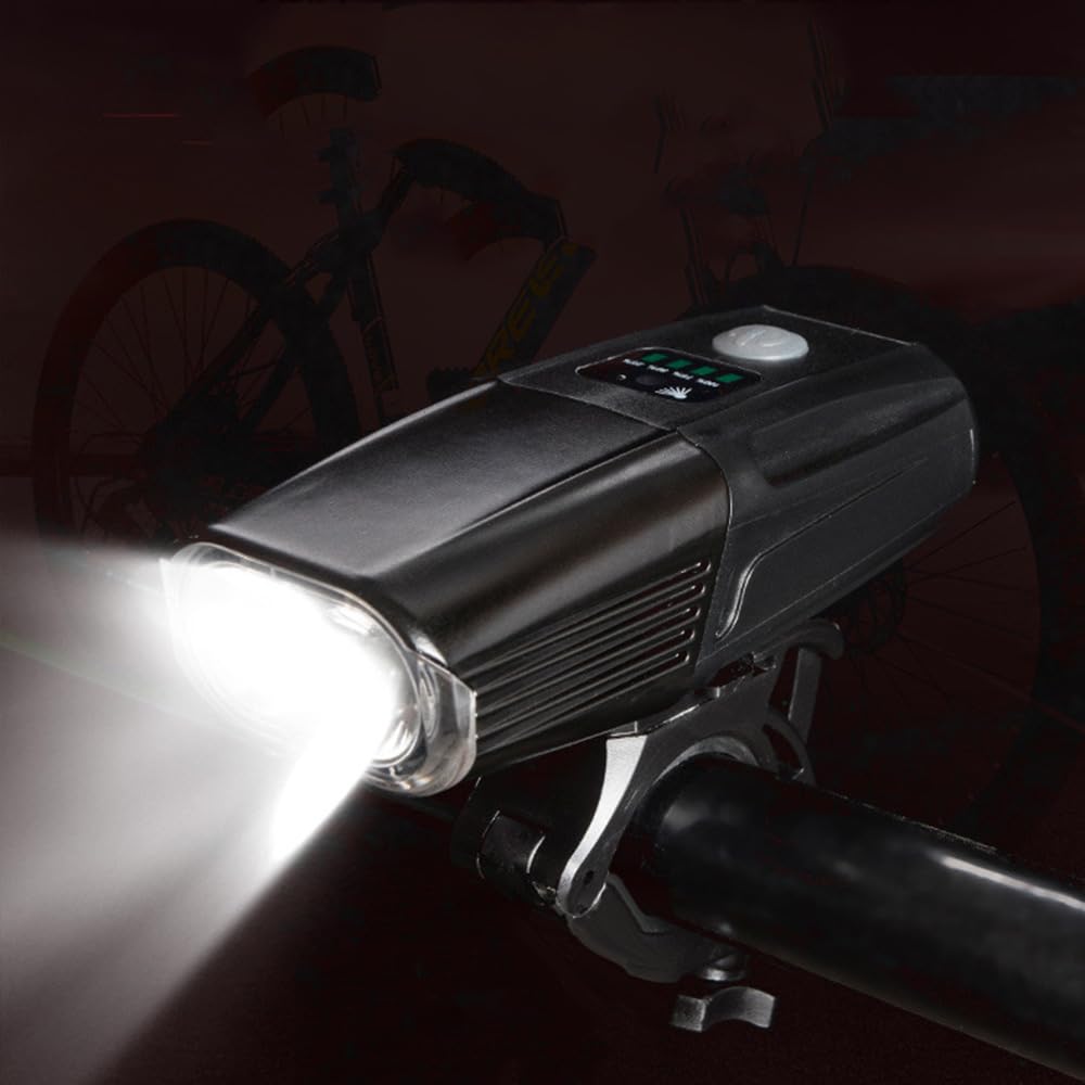 Fari USB Luci per Biciclette Ciclismo Mountain Bike Fari 5200 Ma LED Torcia Elettrica