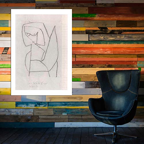 Impression d'art Paul Klee Zweifelnder Engel grand format mat encadré - 6