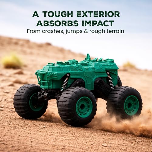 Image of Moon Rover Remote Control Car 4x4 | 1:12 Scale | 40 KM /H High-Speed | 4WD Off-Road | 360 Rotation | 45 Climb | 2.4GHz Signal | 7.4V Rechargeable Battery Fun Learning Toy for 6-12 Year - Green