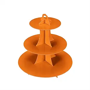 3-Tier Cupcake Stand, Cake Stand holder, Tiered DIY Cupcake Stand Tower for Dessert Table Displays, Birthday Theme Party Favors Decoration, Floral Tea Party, 12