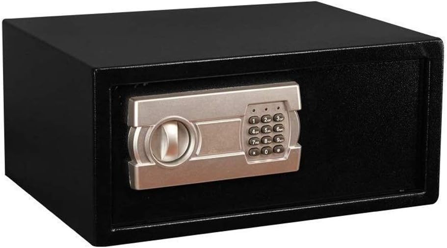 Password Safes，Digital Electronic Safe Security Box, Steel Deposit Safe for Home Office, Cabinet Safe with Keypad for Jewellery Money Valuables