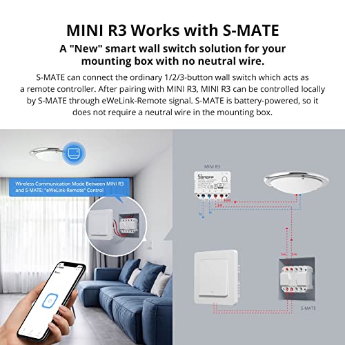 Image of Sonoff S-MATE Switch Mate