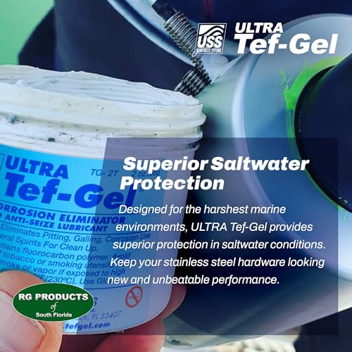 Ultra Safety Systems Tef-Gel, TG-02, 2 OZ Tub Anti-seize, Anyi-gull Lubricant, NSF Food Grade