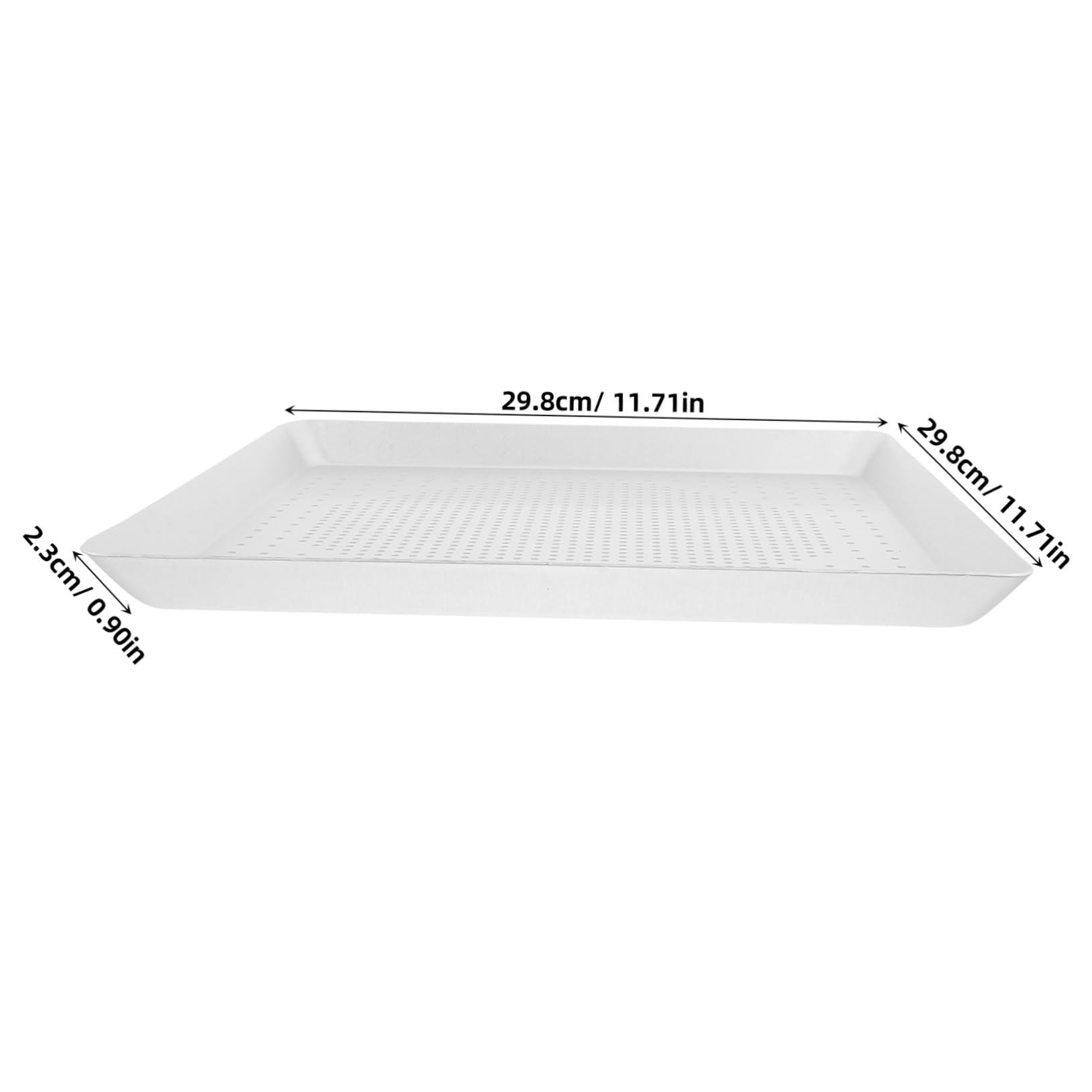 iplusmile Teglia Perforata per Pizza 12 Pollici in Lega di Alluminio Resistente al Calore Distribuzione Uniforme del Calore per Forno e Uso Domestico