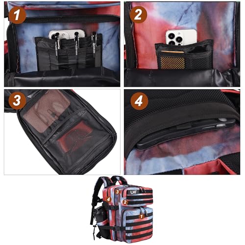 Image of LHI Tactical Military Backpack for Men and Women 25L /35L Army Assault Pack Bag Small Rucksack with Bottle Holder