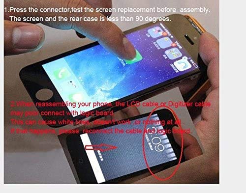 Image of Compatible for Apple iPhone 5s /SE 2016 (White) LCD Display+Touch Screen Combo Folder