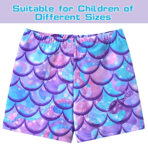 Girls Tankini Swimsuit 2 Pieces Mermaid Bathing Suit Little Girls Summer Beach Rash Guard Swimwear for 3-6 Years3