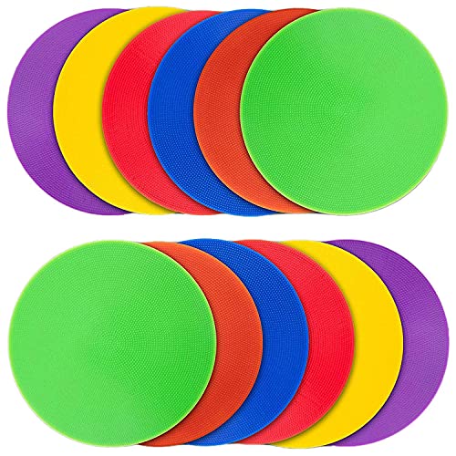 Cônes plats de couleur antidérapants pour exercices de danse et de fitness