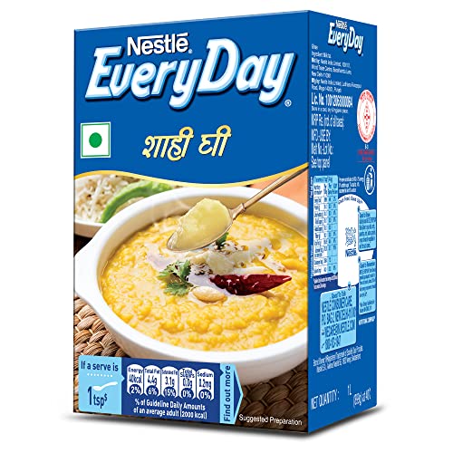Image of Nestle Everyday Shahi Ghee, 1L & Nestle NANGROW Nutritious Milk Drink for Growing Children (3-6 years), Creamy Vanilla, 400g