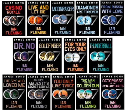 James Bond Original Series 14-Book Ultimate Collection Set (Books 1 to 14) - Iconic 007 Spy Thriller...